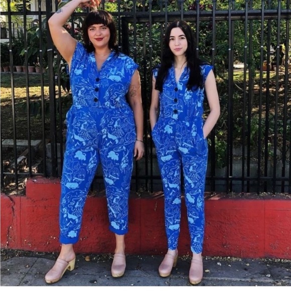 Nooworks Pants - Nooworks x Eva Stalinski dog print magic suit
